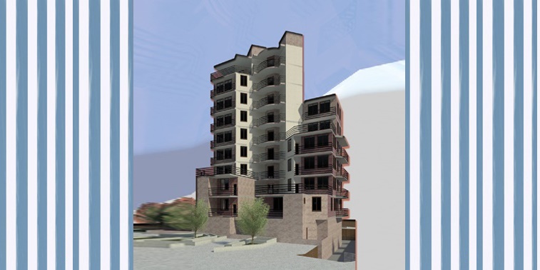 پروژه طرح معماری 5 مجتمع مسکونی 001313