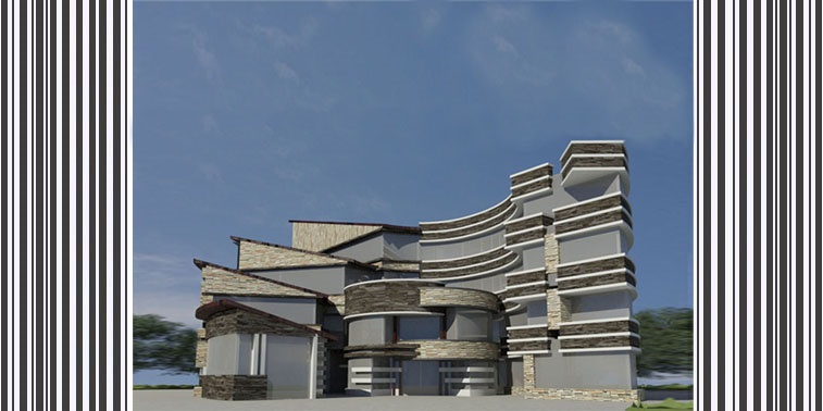 طرح معماری 4 پروژه بیمارستان 00622