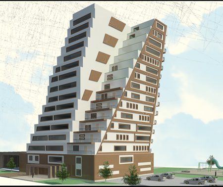 طرح 2 ارشد پروژه برج مسکونی 00157