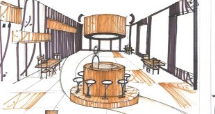 طرح 3 طراحی داخلی اقامتگاه بین راهی