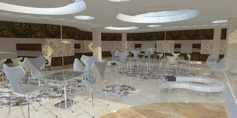طرح ارشد معماری داخلی فود کورت food-court