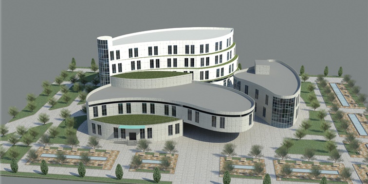 طرح معماری 4 پروژه طراحی بیمارستان 00636