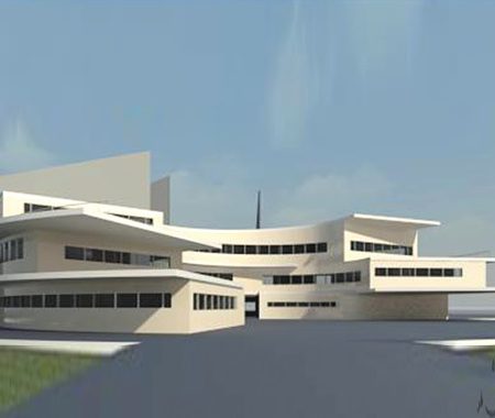 طرح معماری 4 پروژه طراحی بیمارستان 00637