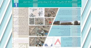 طرح معماری ارشد مطالعات دانشکده عمران