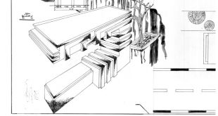 مقدمات طراحی معماری ایستگاه اتوبوس 0123