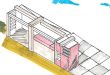 مقدمات طراحی معماری ایستگاه اتوبوس 0125